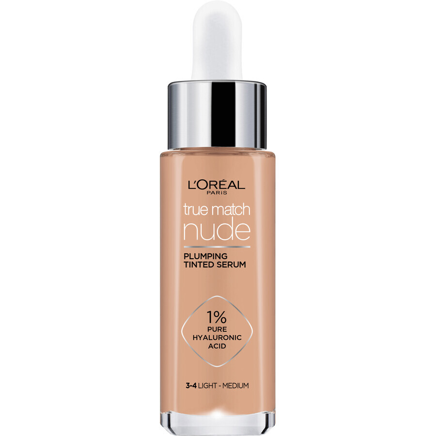 L'Oréal Paris True Match Nude Make-up Serum 3-4 Light Medium 30 ml