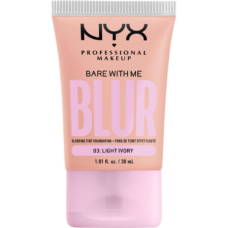 NYX Professional Makeup Bare With Me Blur Make-Up - 3 Licht Elfenbein 30ml