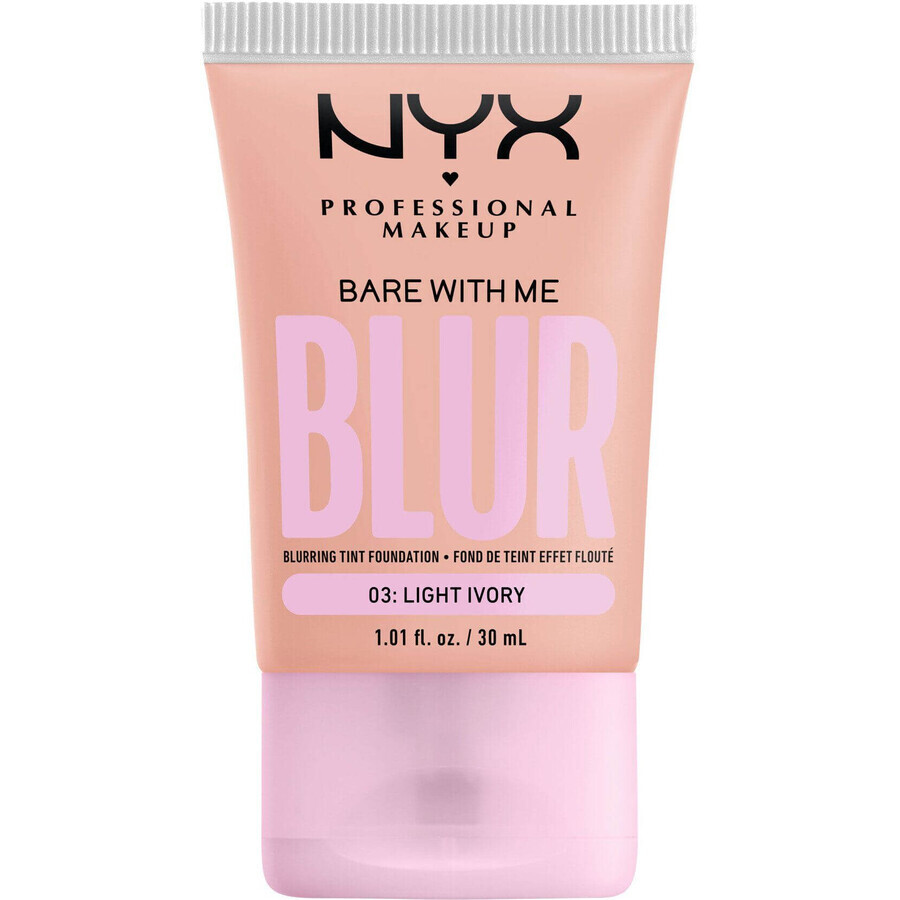 NYX Professional Makeup Bare With Me Blur Make-Up - 3 Light Ivory 30 ml