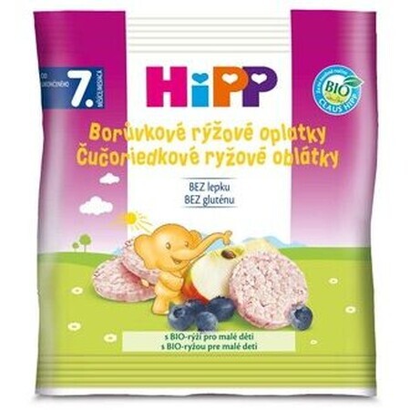 HiPP Organic Rice waffles with blueberries 30 g