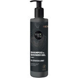 Organic Shop Duschgel und Shampoo 2 in 1 Schwarzholz und Minze 280 ml