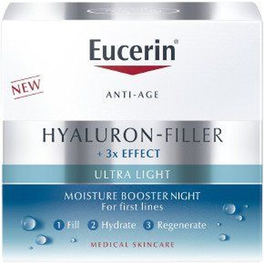 Eucerin Hyaluron - Vulling + 3x Nacht Hydraterende Booster 50 ml