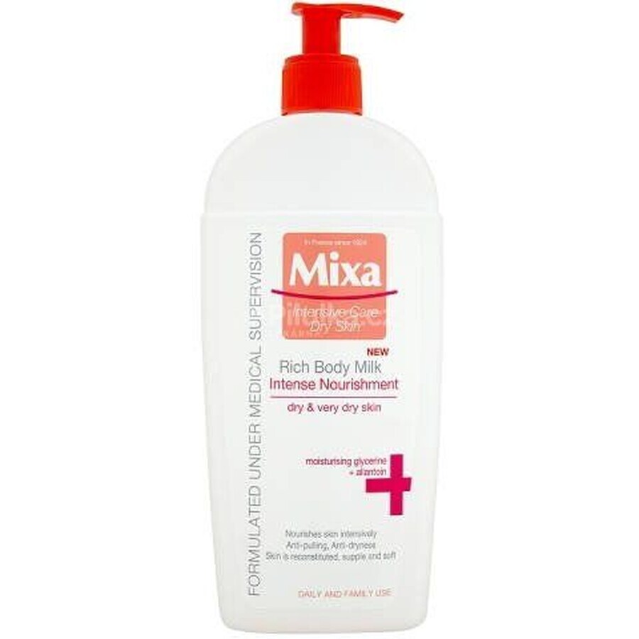 Mixa Cuidado Intensivo Piel Seca Loción Corporal Nutritiva Rica 400 ml