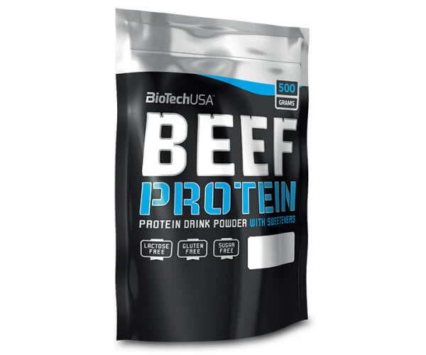 Rindfleischprotein Vanille - Zimt, 500 g, Biotech USA