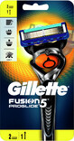 Gillette Fusion Proglide Rasierer + 2 K&#246;pfe