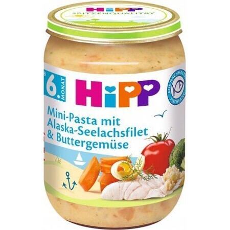 HiPP Mini pasta with Alaskan cod in vegetables with butter 190 g