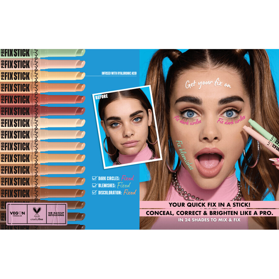 NYX Professional Makeup Pro Fix Stick Concealer 0.4 Piersică închisă 1.6 g