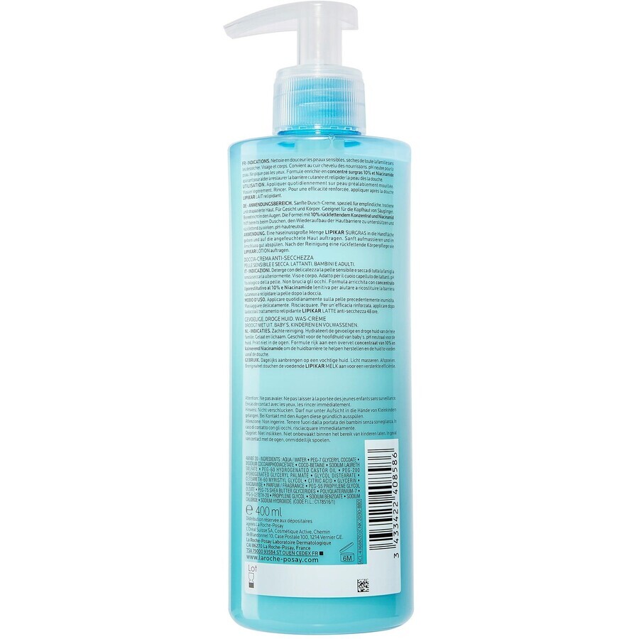 La Roche-Posay Lipikar Surgras Duschgel 400 ml