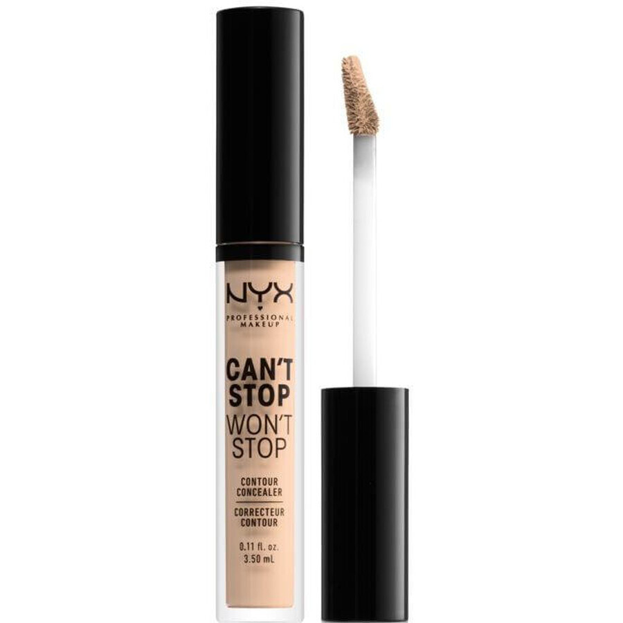 NYX Professional Makeup Can't Stop Won't Stop Concealer - nuanță 06 Vanilie 3,5 ml