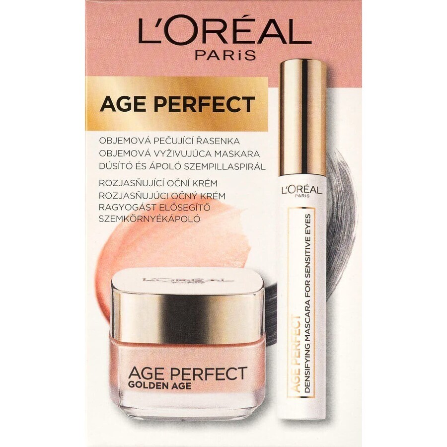 L'Oréal Paris Age Perfect - Golden Age Set - volumisierende Wimperntusche + Augencreme 22,4 ml