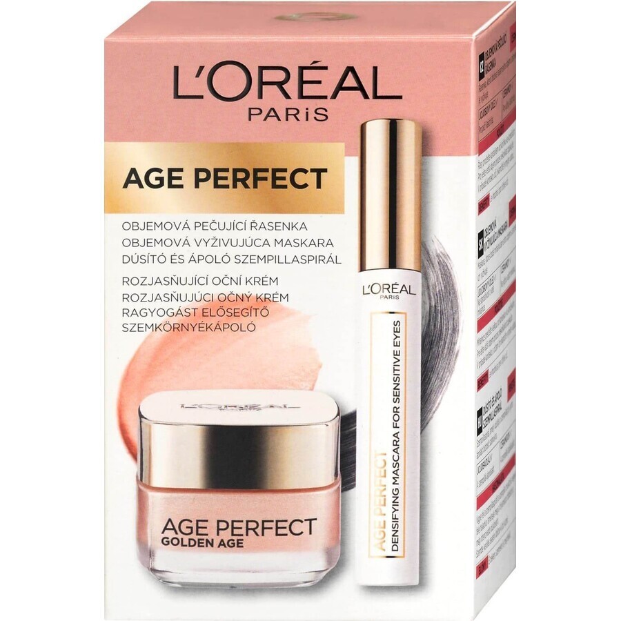 L'Oréal Paris Age Perfect - Golden Age Set - volumisierende Wimperntusche + Augencreme 22,4 ml