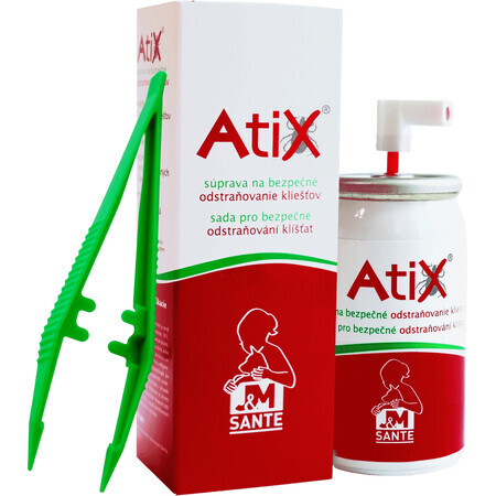 Atix Safe Tick Removal Kit - pensetă spray