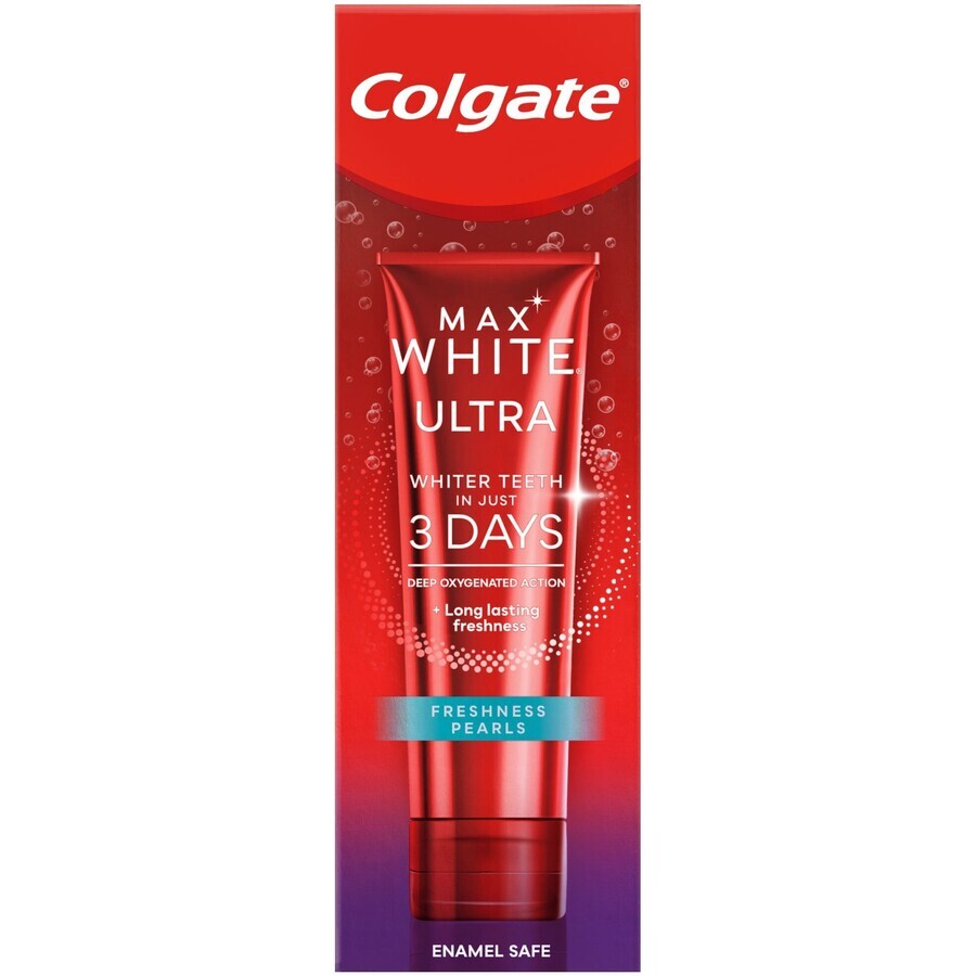 Colgate Max White Ultra Fresh Pearls aufhellende Zahnpasta 50 ml