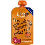 Ella's Kitchen Arroz ecológico para bebés con plátanos y albaricoques 120 g