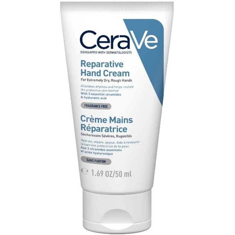 CeraVe Renewing Hand Cream pentru piele uscată 50 ml