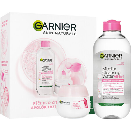 Garnier Skin Naturals Rose Weihnachtspaket 2023 - Creme + Mizellenwasser