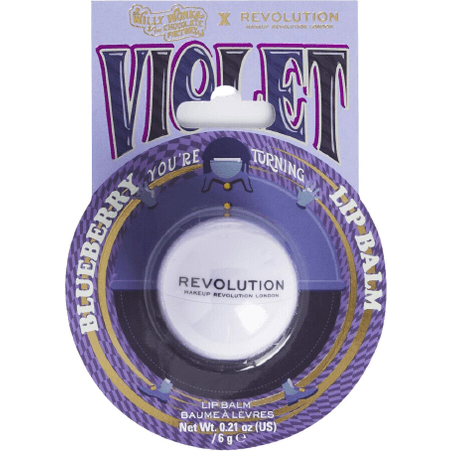 Revolution x Willy Wonka Blaubeer-Lippenbalsam 6 g