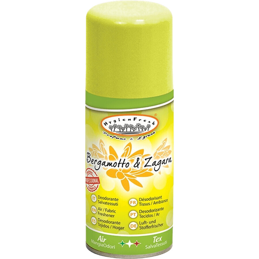 HygienFresh DeoSpray odorizant pentru aer și țesături, Bergamotto & Zagara 150 ml