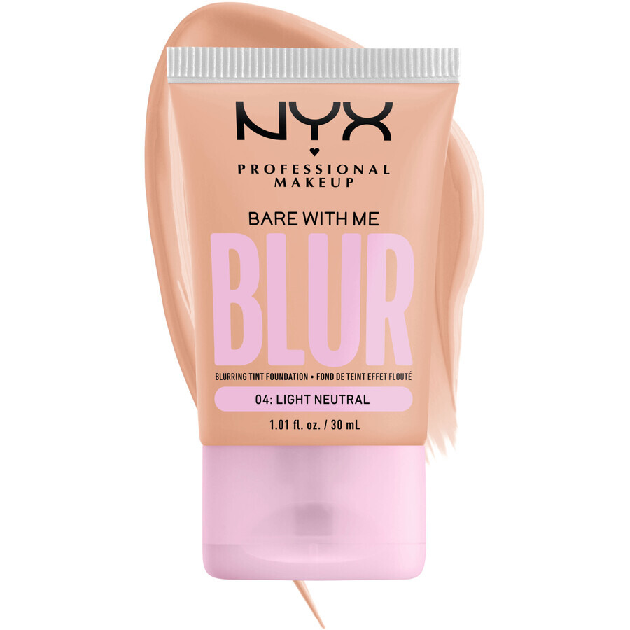 NYX Professional Makeup Bare With Me Blur Tint 04 Machiaj neutru deschis 30 ml