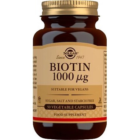 Solgar Biotin 50 capsules