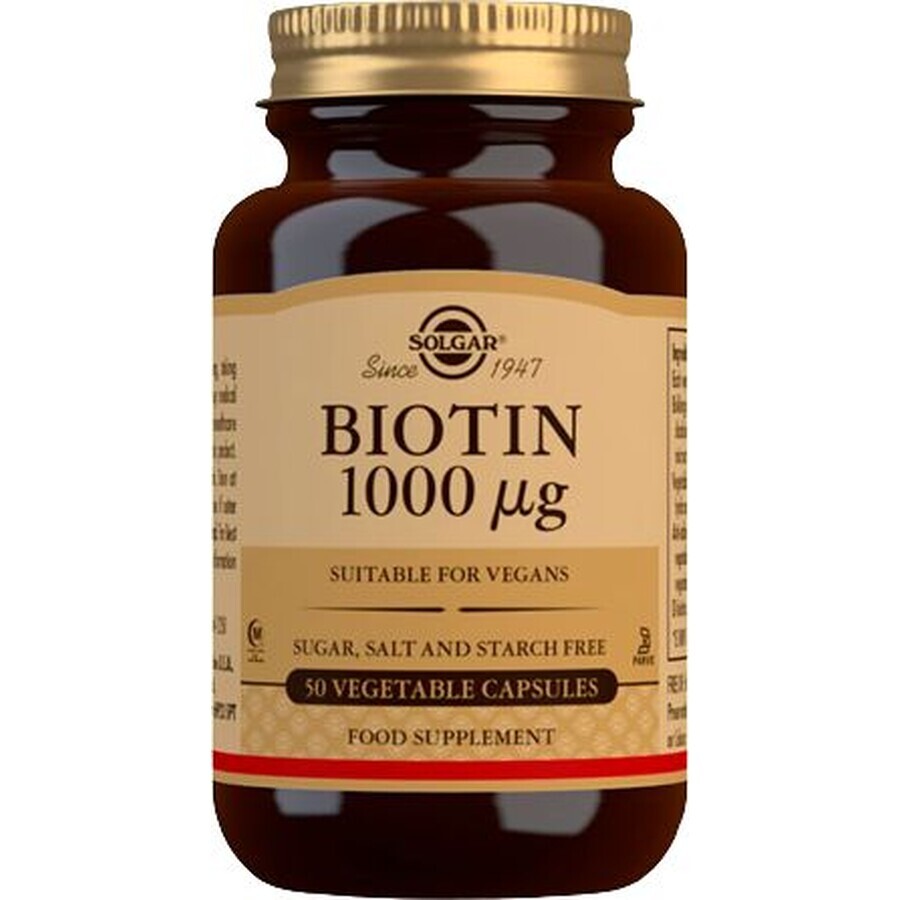 Solgar Biotin 50 capsules