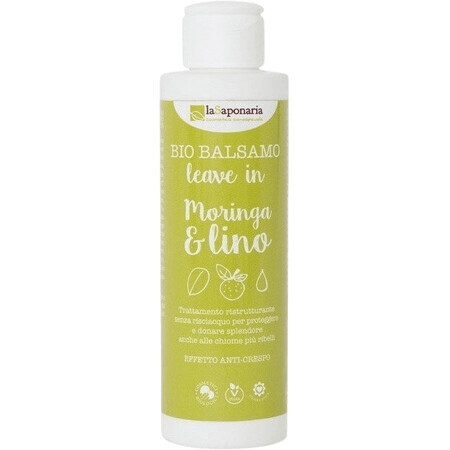 LaSaponaria Balsam fără clătire cu moringa și ulei de in BIO 150 ml