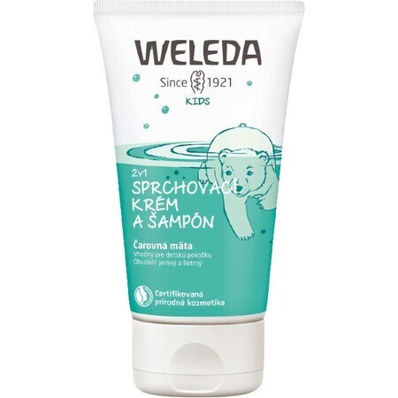 Weleda 2in1 cremă de duș și șampon Enchanted Mint 150 ml