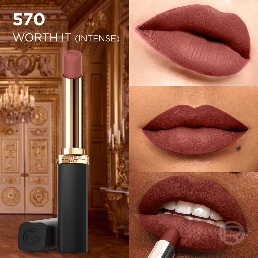 L'Oréal Paris Color Riche Intense Volume Matte Lipstick 570 merită intens, 1.8 g