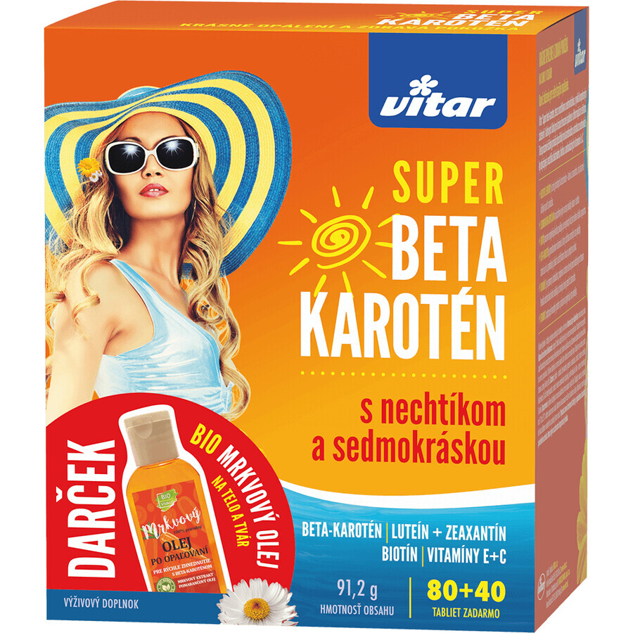 Vitar Super Beta-Carotin mit Ringelblume 120 Stück