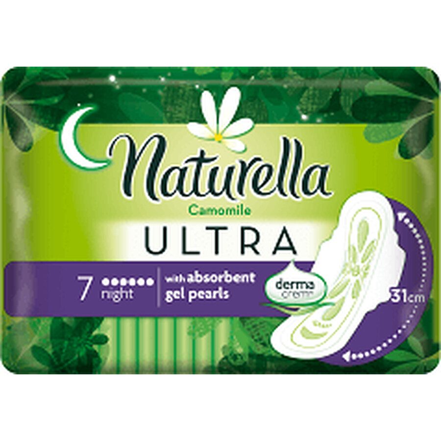 Naturella CAMOMILE Ultra Night șervețele sanitare 7 buc