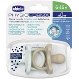 Ciuccio Chicco Physio luxe verde/grigio 6-16m 2 pz.