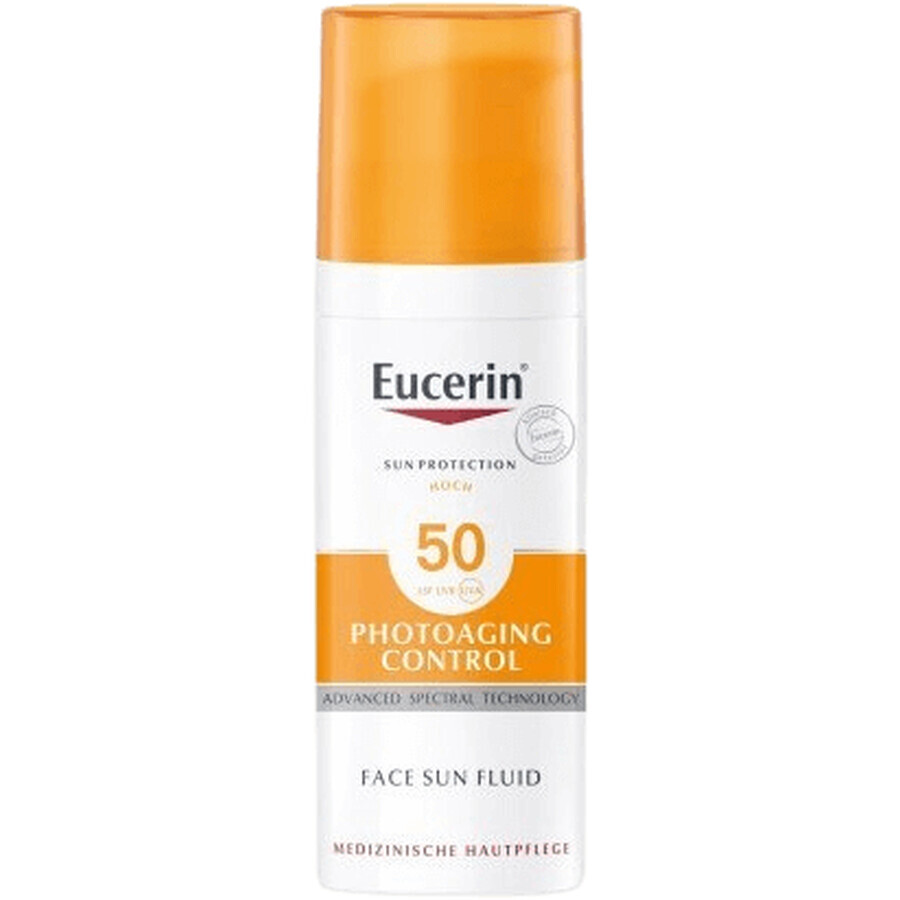 Eucerin Sun Photoaging Control Emulsie facială antirid SPF50+ 50 ml