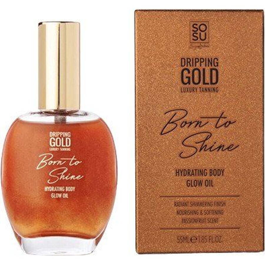 Born to Shine Dripping Gold Born to Shine Feuchtigkeitsspendendes Körperöl mit Glitter 50 ml