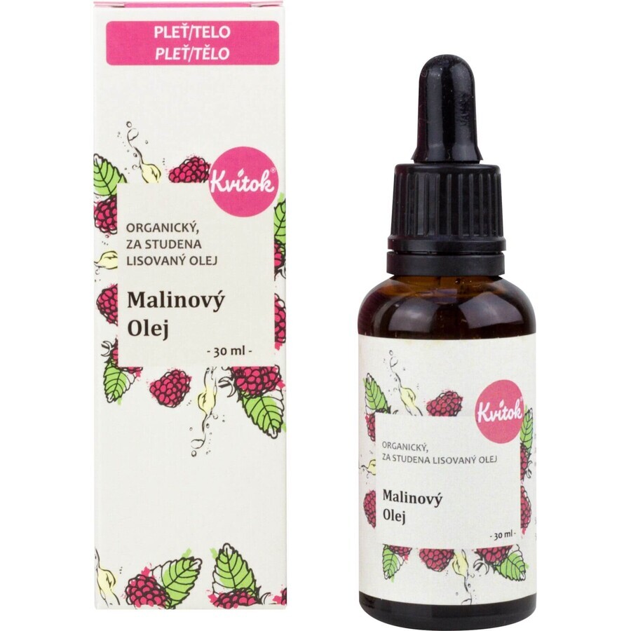 Kvitok Ulei organic de zmeură 30 ml