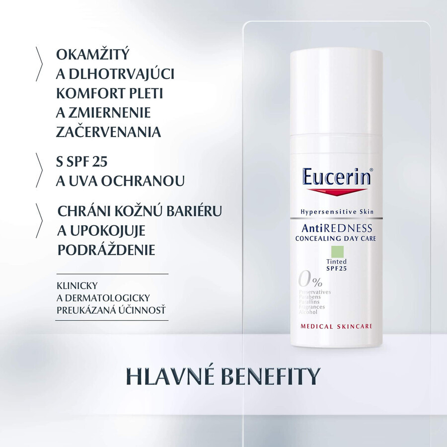 Eucerin ANTI-REDNESS Cremă de zi neutralizantă pentru pielea sensibilă predispusă la roșeață 50 ml