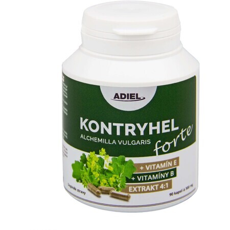 Adiel Alchemilla FORTE + Vitamina E + Vitamina B - estratto 4:1, 90 capsule