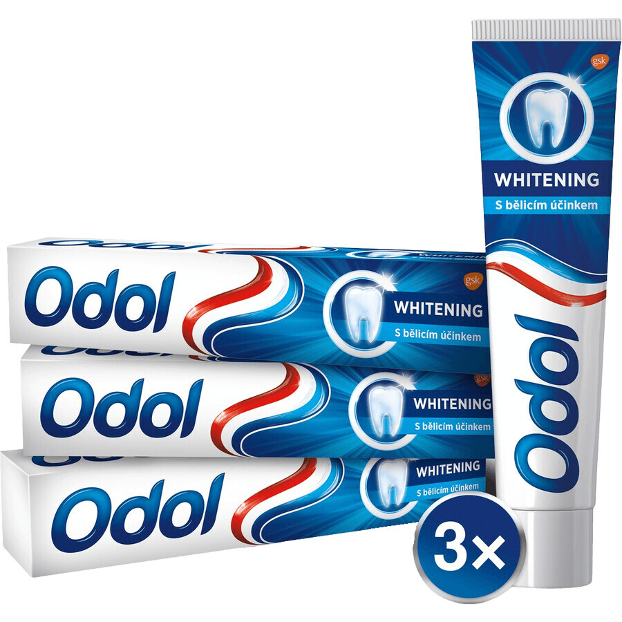 Pastă de dinți de albire Odol 3 x 75 ml