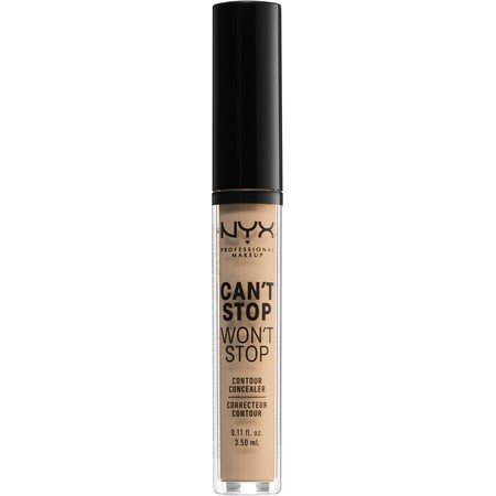 NYX Professional Makeup Can't Stop Won't Stop concealer - nuanța 07 Natural 3,5 ml