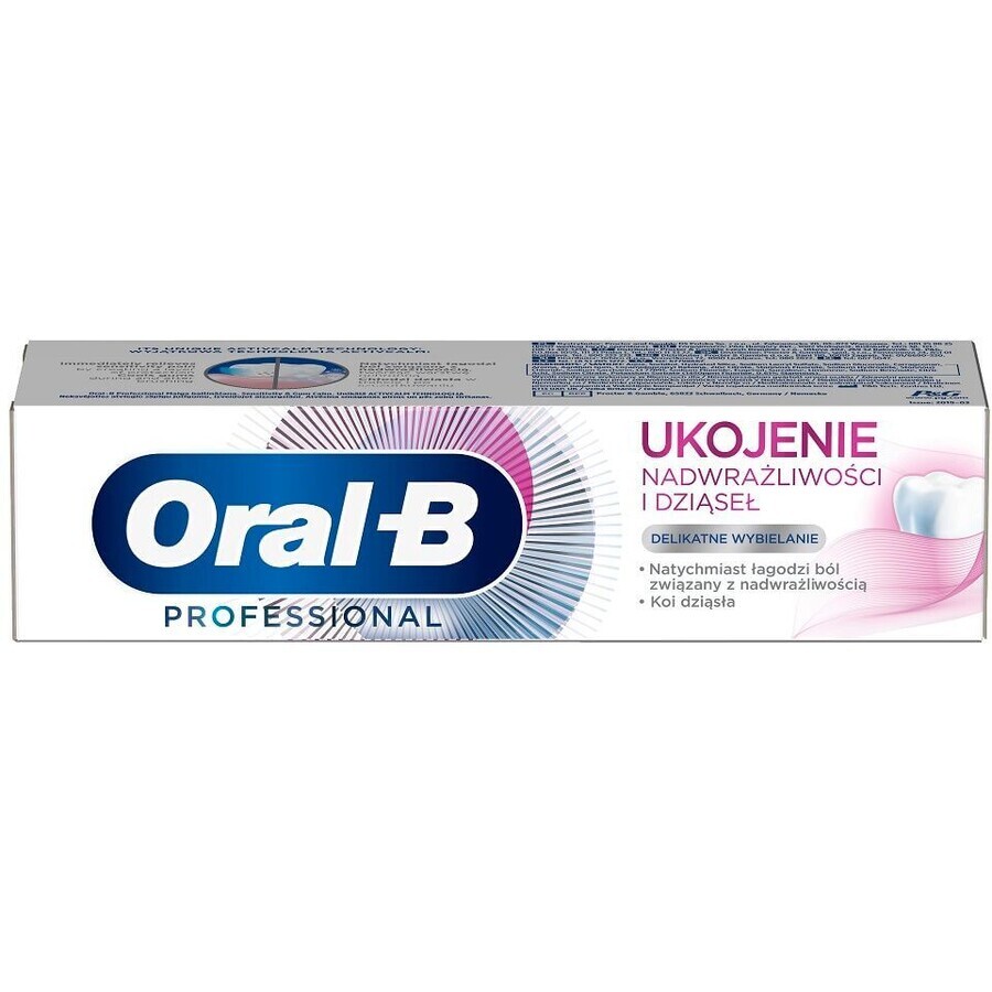 Oral-B G&E S&G WhiteWhitening pastă de dinți 75 ml