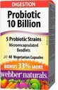 Webber Naturals Probiotic komplett 10 Milliarden. Bonus 40tbl 40 Kapseln