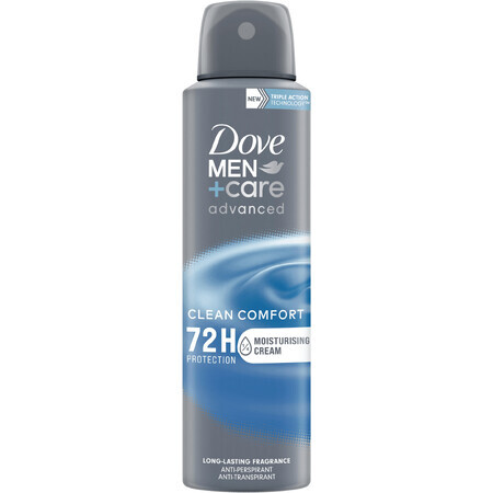 Dove Men+Care Antitranspirant Advanced Clean Comfort Spray 150 ml