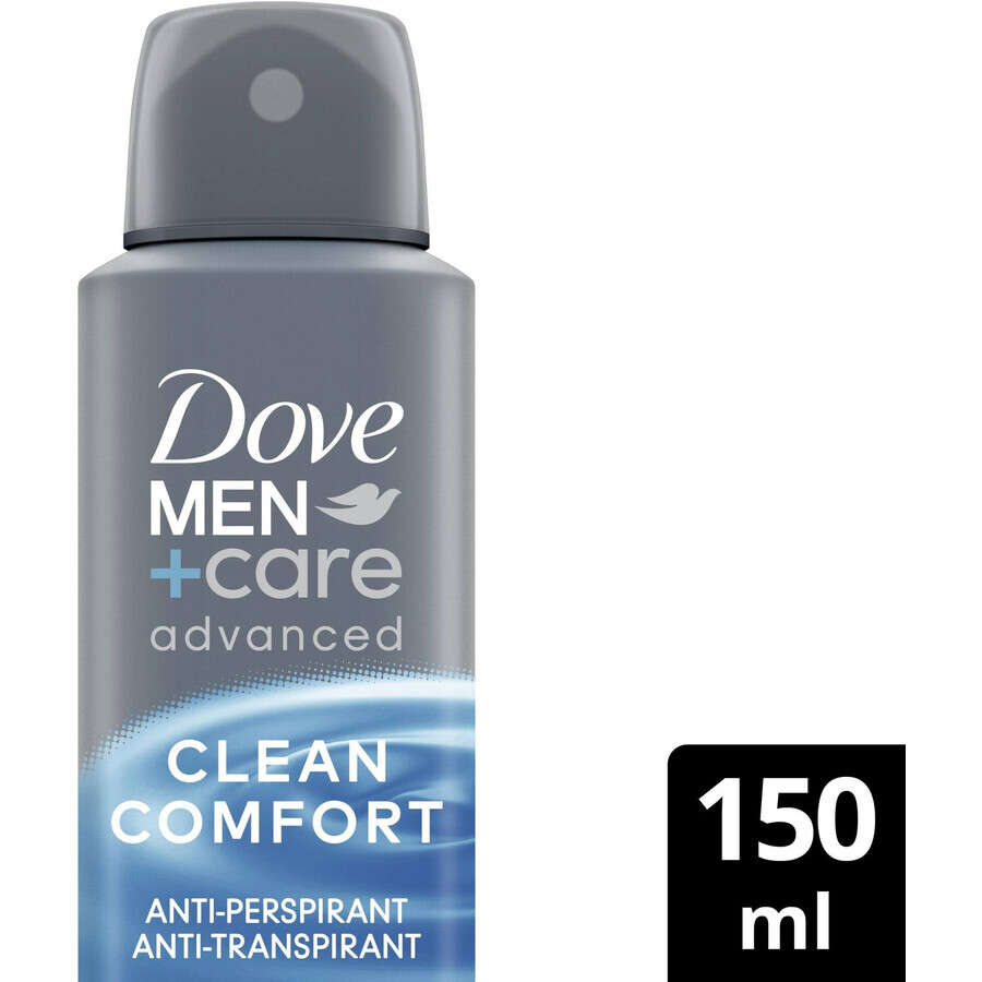 Dove Men+Care Antitranspirant Advanced Clean Comfort Spray 150 ml