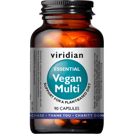 Viridian Vegan Multi 90 gélules