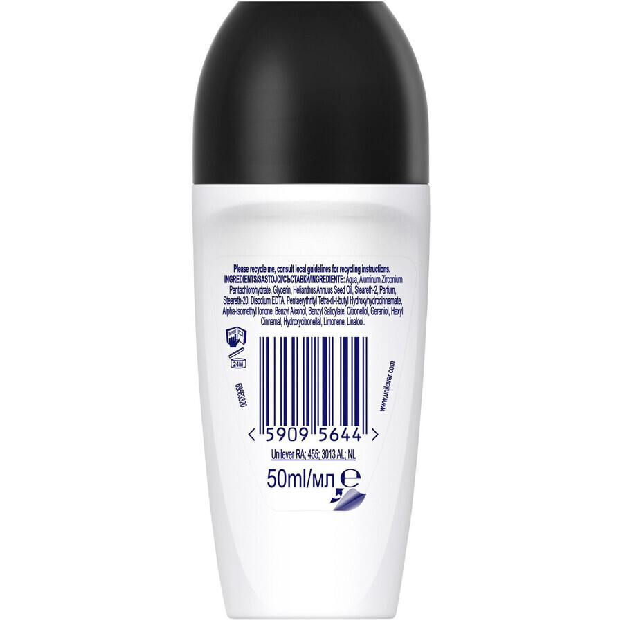 Rexona Invisible Desodorante Blanco y Negro 50 ml