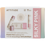 Attitude Oceanly Make-up Set - Seidiges Rosa 3 Stück