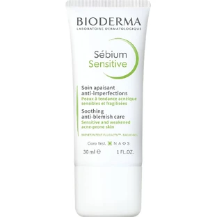 Bioderma Sébium Sensitive crème apaisante et hydratante pour les peaux à tendance acnéique 30 ml