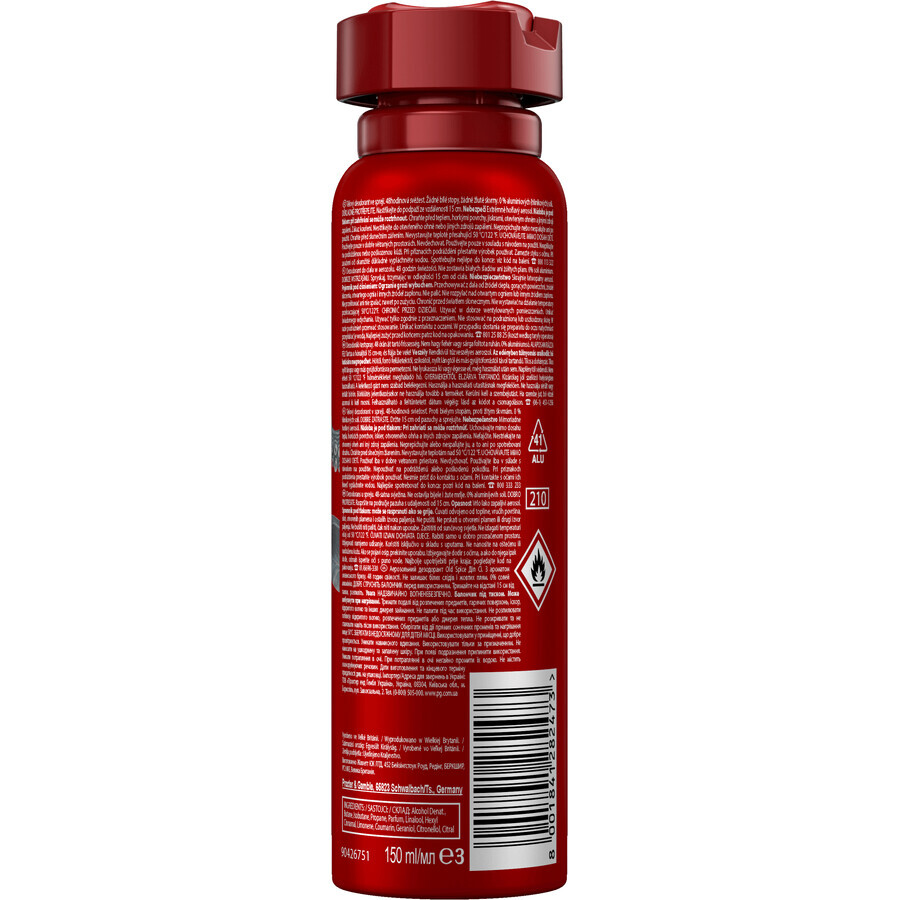 Old Spice Deep Sea Deodorant Spray agli agrumi e fiori di mare 150 ml