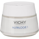 Vichy Nutrilogie cremă hidratantă de zi pentru ten uscat 50 ml