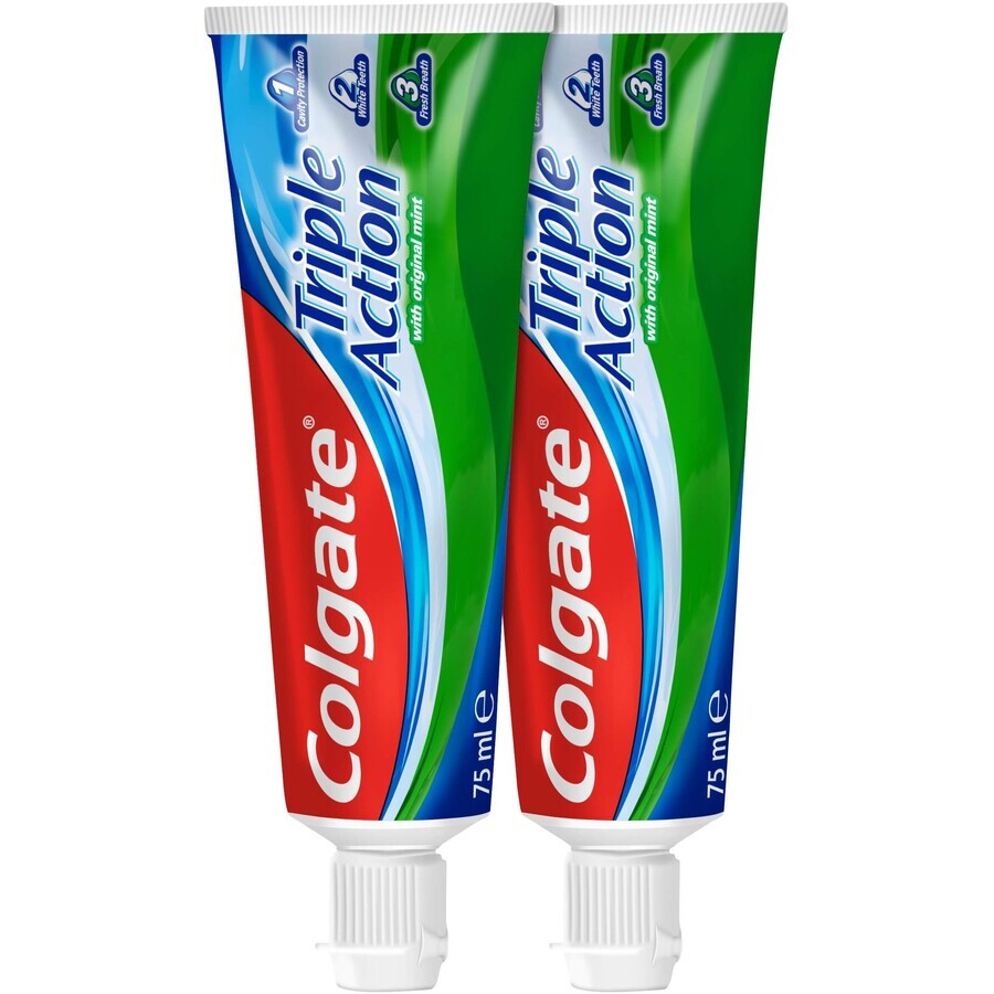 Colgate Triple Action Zahnpasta 2 x 75 ml