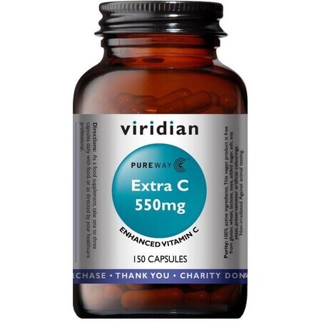 Viridian Extra C 550mg 150 gélules